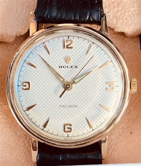 rolex solid gold coin edged case waffle dial|Rolex 9k Gold Coin Edge Precision 1960 – The Watch .